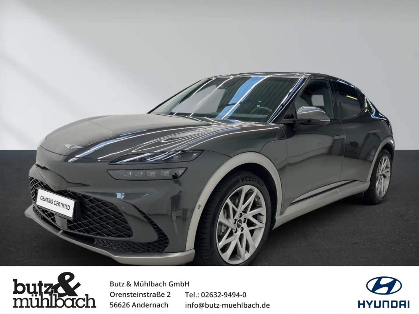 Genesis GV60 Sport Elektro 4WD Memory Sitze Soundsystem Massage Gris - 1