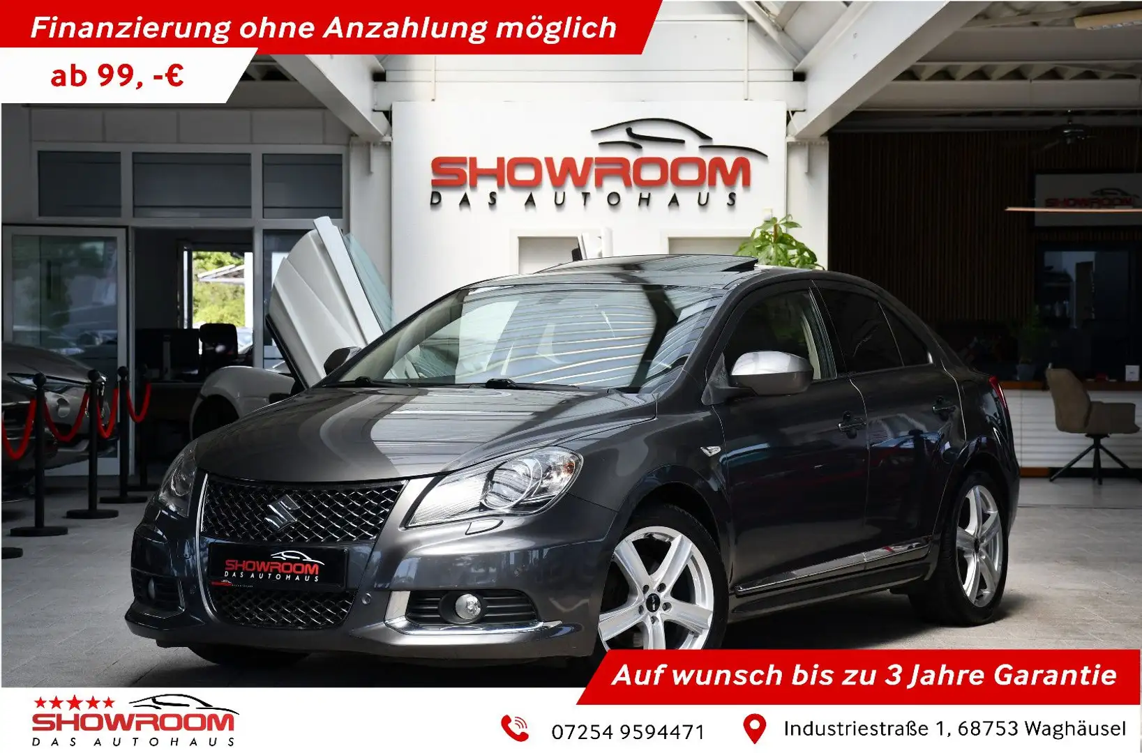 Suzuki Kizashi Sport 4x4 Aut Sport-Design Leder Xenon Grau - 1