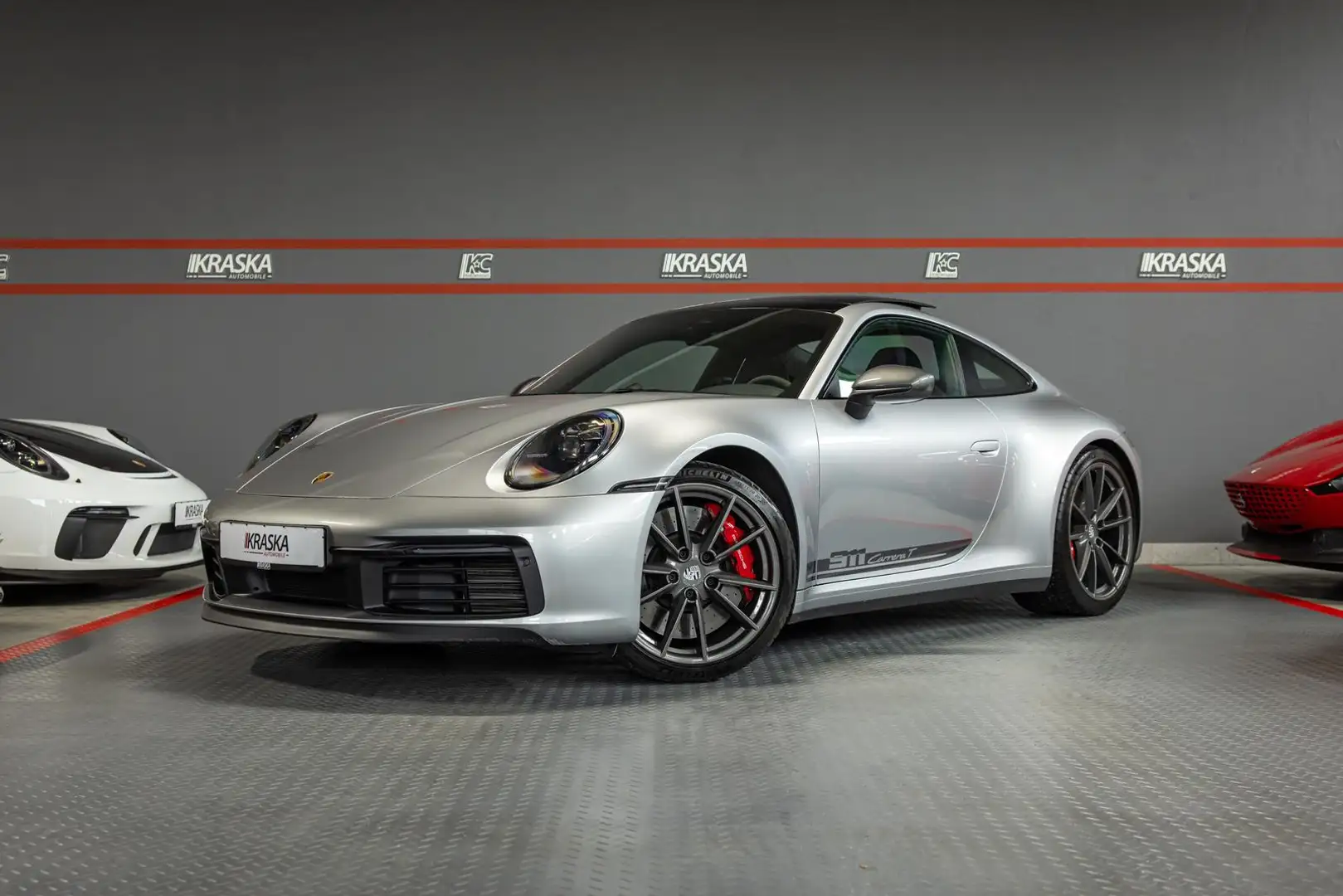 Porsche 992 911 Carrera T PDLS+ PANO LIFT SCHALTER RUF PPF Argent - 1