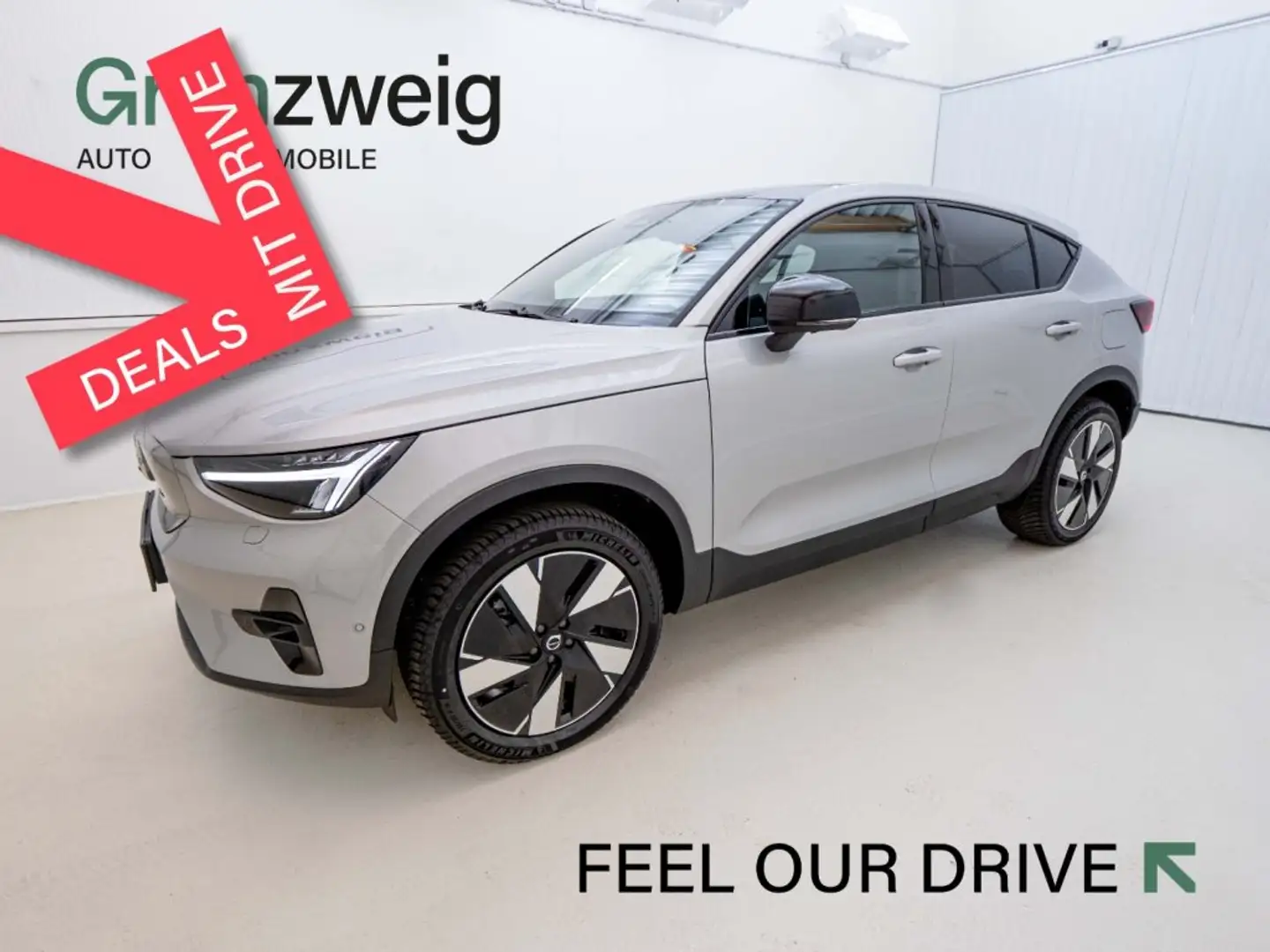 Volvo C40 Recharge Ultimate, Twin Motor, Vollelektrischer Argent - 1
