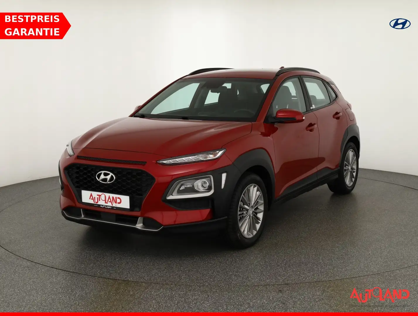 Hyundai KONA 1.6 T-GDI Aut. LED Navi Sitzheizung Kamera Rouge - 1