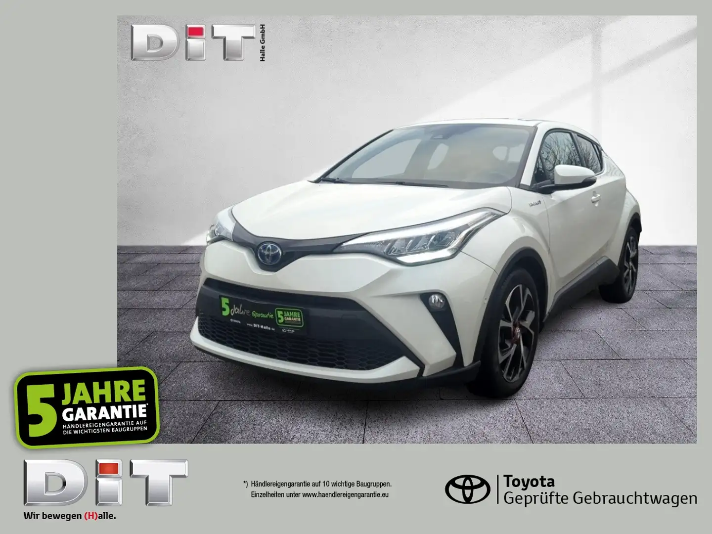 Toyota C-HR 2.0 Team D ACC+LED+Navi+SHZ+2xKlima+Kam.+LM Weiß - 1