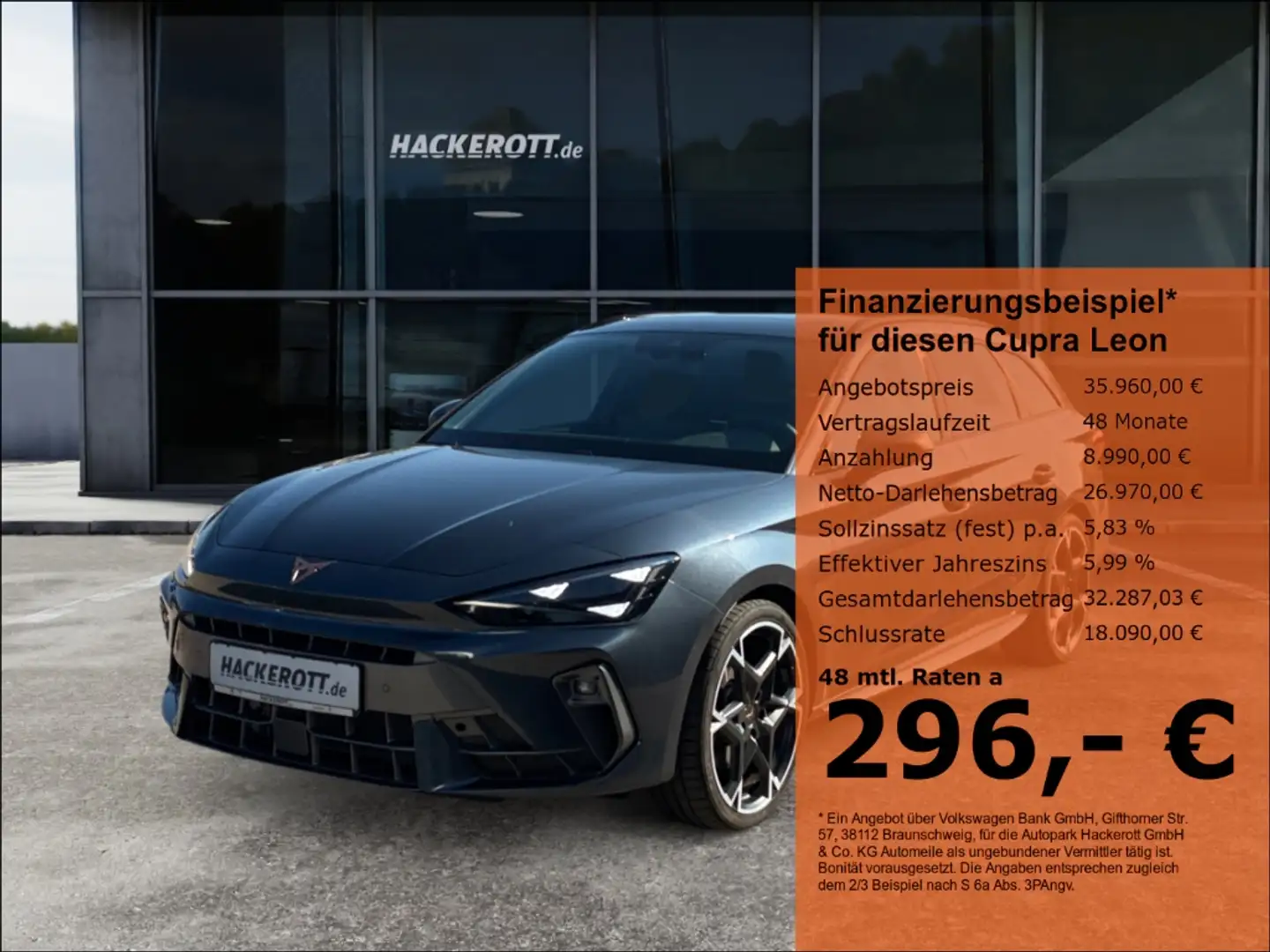 CUPRA Leon Sportstourer 1.5 eTSI 150 PS DSG Matrix-LED,Skylin Grau - 1