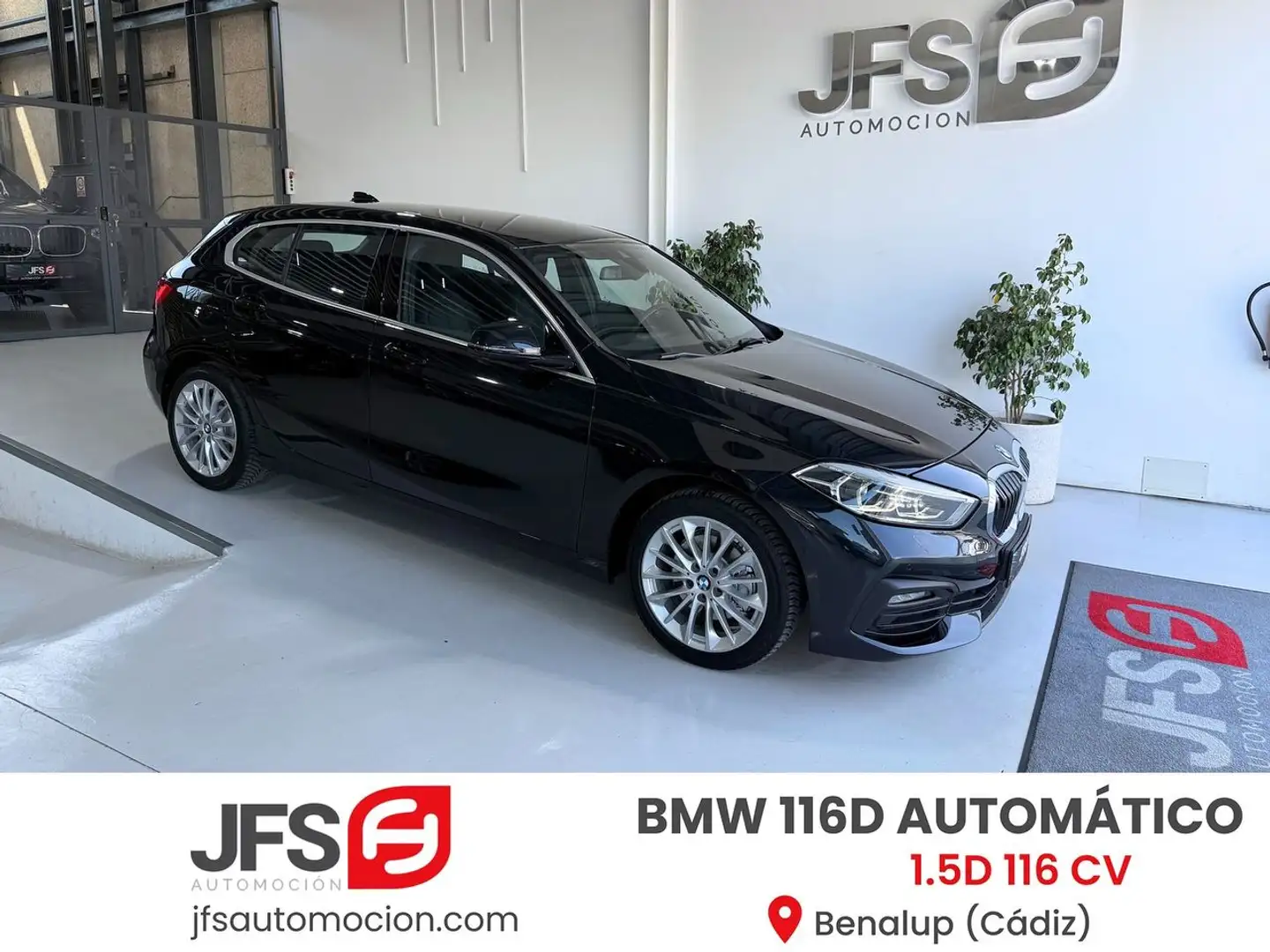 BMW 116 116dA Noir - 1