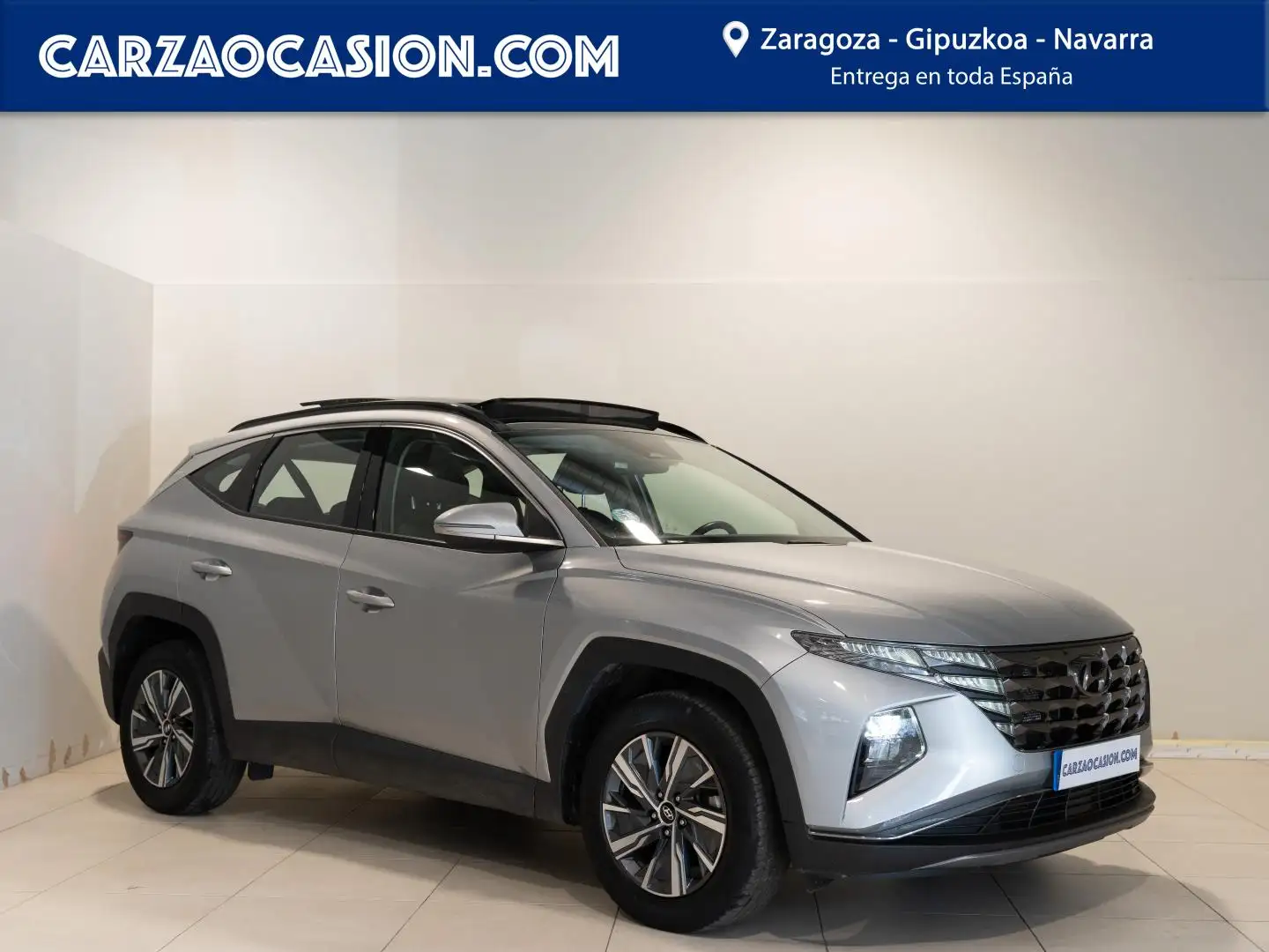Hyundai TUCSON 1.6 TGDI 169kW (230CV) HEV Maxx Sky Auto Plateado - 1
