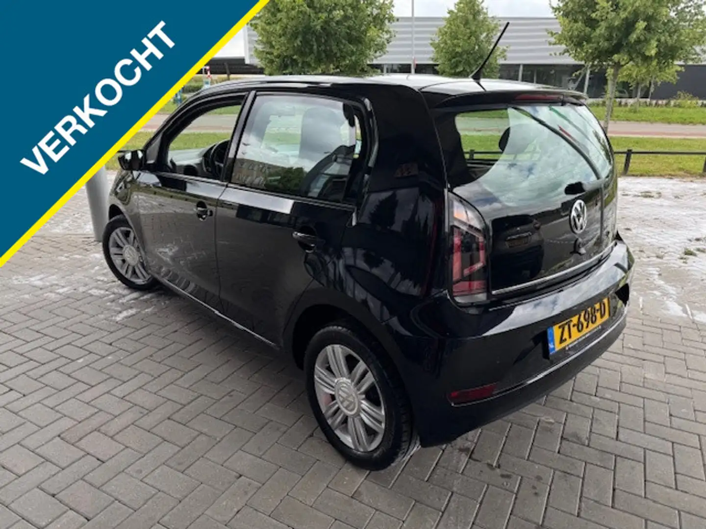 Volkswagen up! VERKOCHT!! 1.0 BMT HIGH UP! 5-DRS. ECC/LMV/LEDER/P Zwart - 2