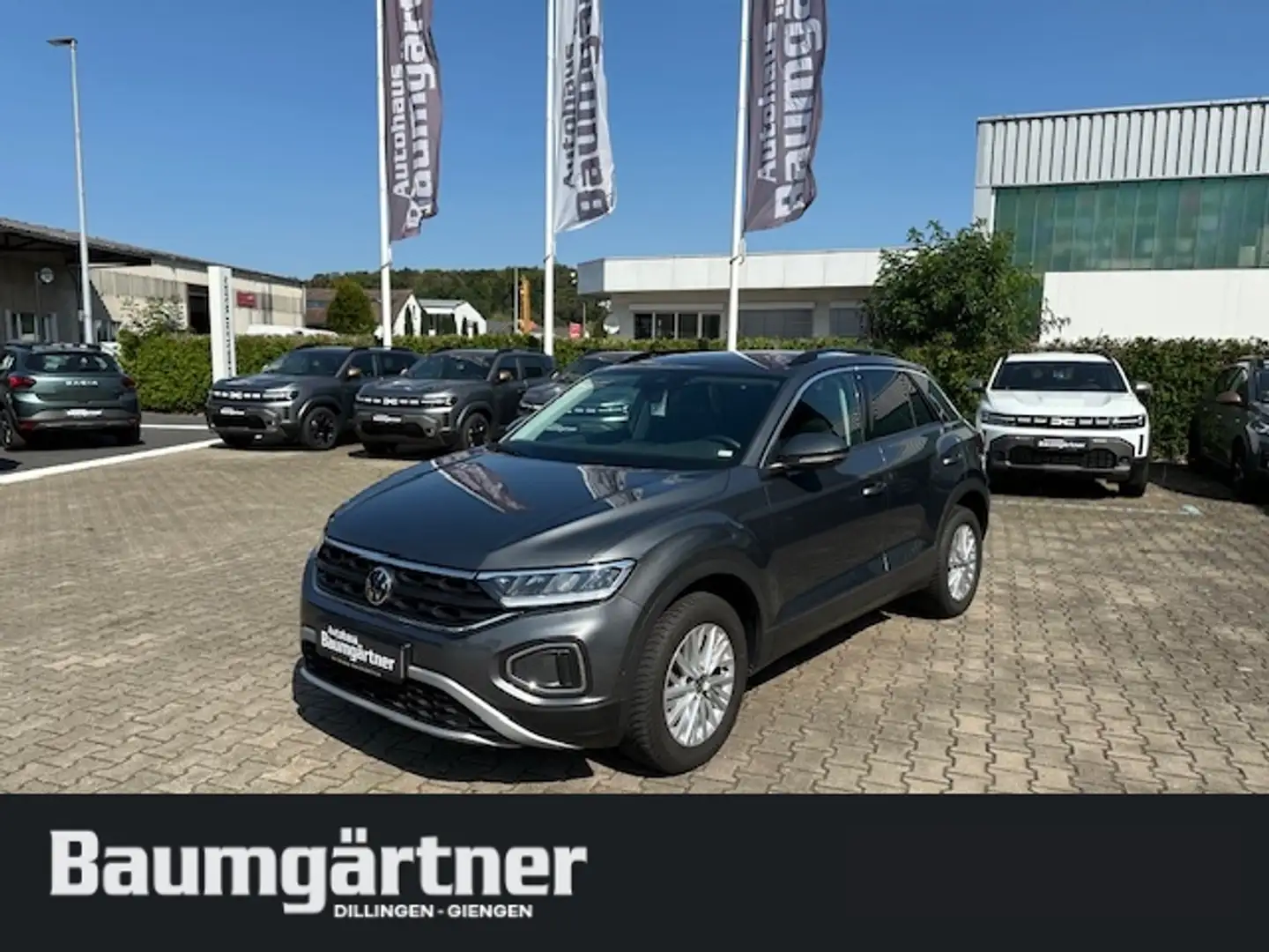 Volkswagen T-Roc Life 1.0 TSI PDC/LED/GJR/Sitzheizung Gris - 1
