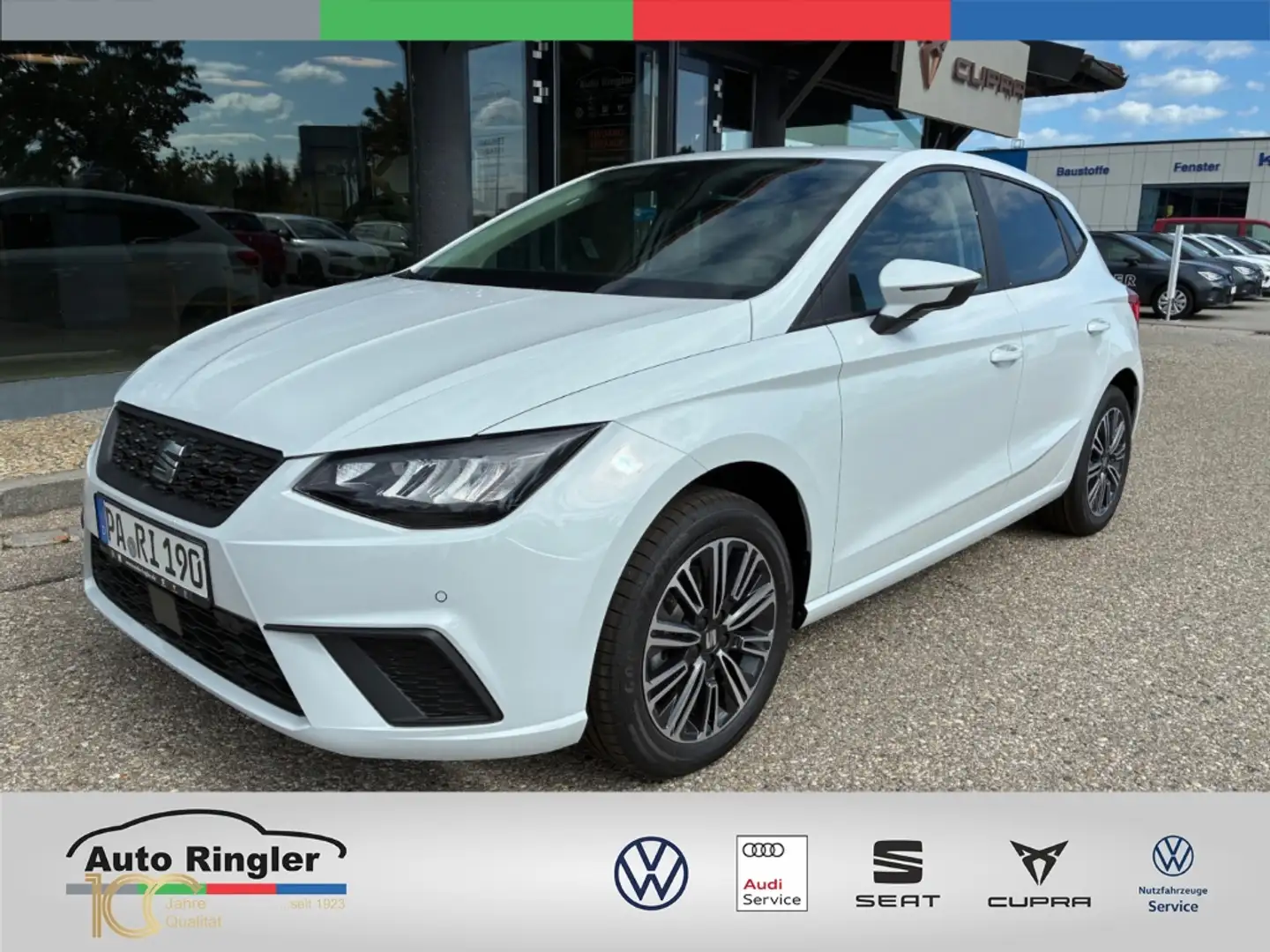SEAT Ibiza ROAD EDITION 1.0TSI KESSY,SITZHZG,NAVI,16ALU Weiß - 1