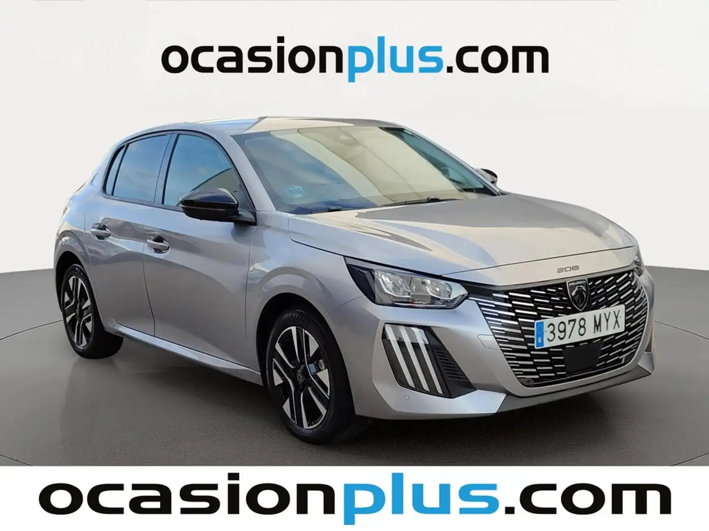 Peugeot 208 1.2 Puretech S&S Allure 100 Gris - 2