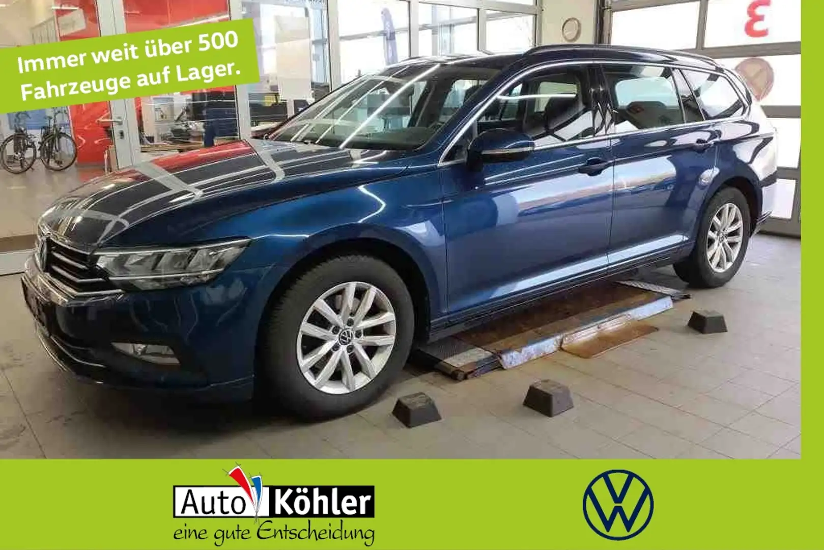 Volkswagen Passat Variant Business TDi DSG CarPlay/AHK/StHz Blau - 1