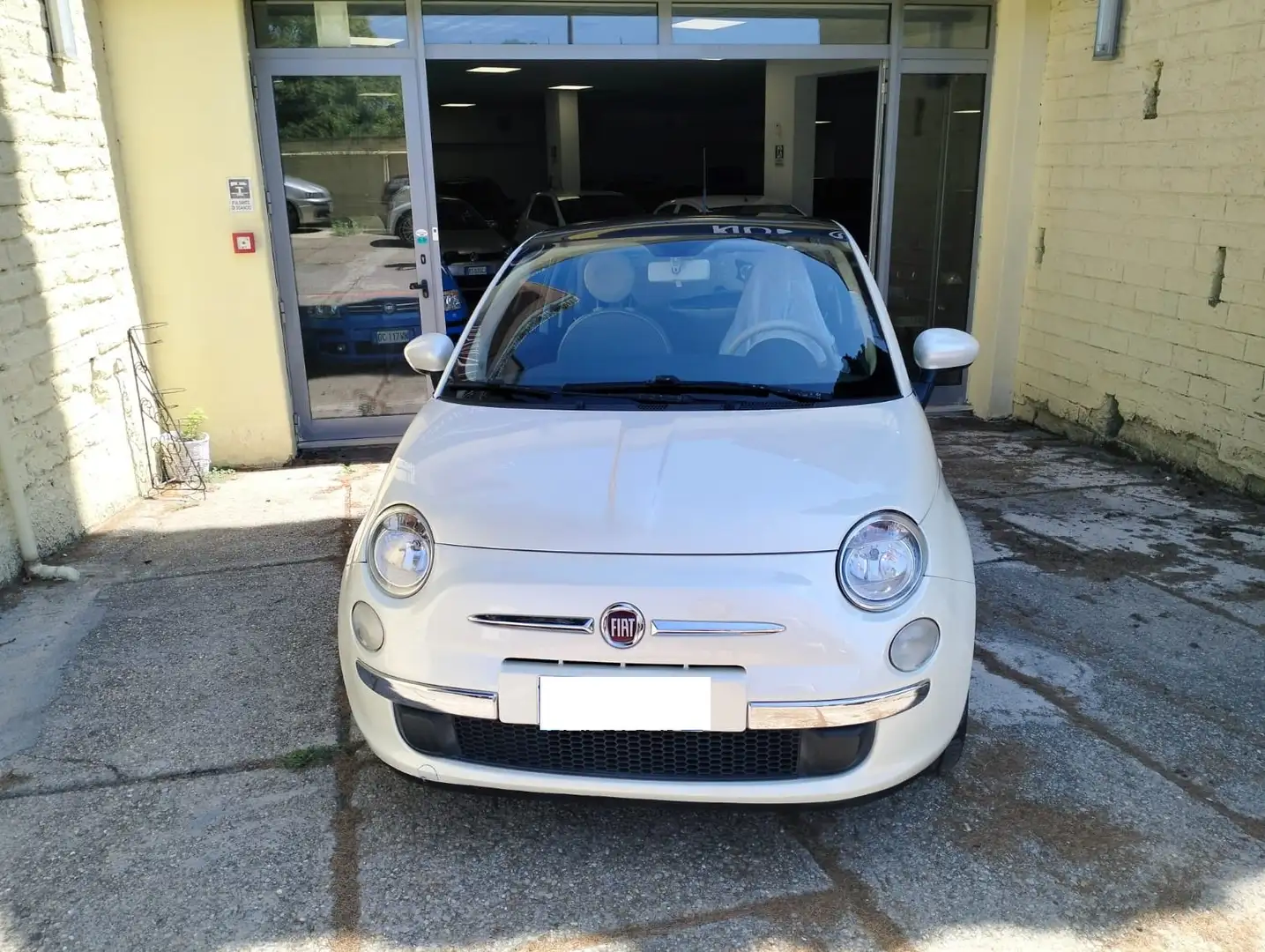 Fiat 500 1.2 Lounge 69cv Automatica KM 75000 Tetto cerchi! Bianco - 2