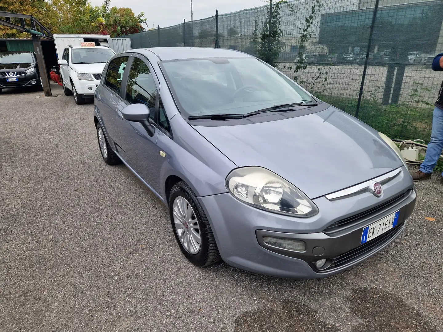 Fiat Punto Evo Punto III 2009 Evo 5p 1.3 mjt Active s Grigio - 1