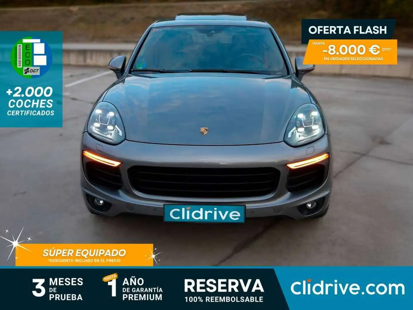 Porsche Cayenne S E-hybrid Gris - 1