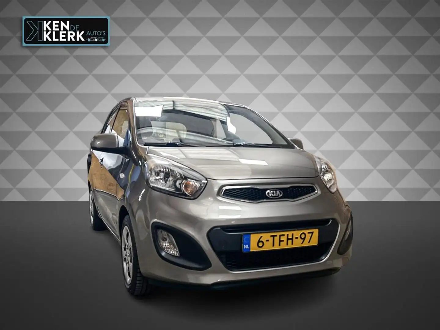 Kia Picanto 1.0 CVVT ISG Comfort Pack Dealer onderhouden NAP Grijs - 2