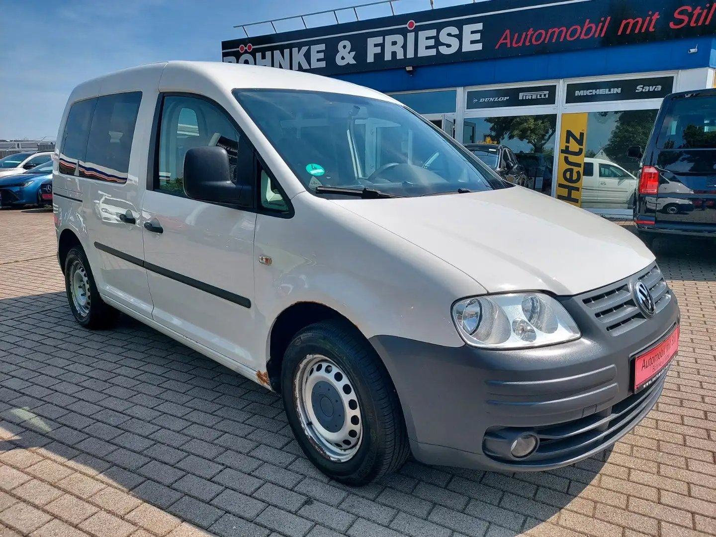 Volkswagen Caddy Kombi 1.9 Tdi Klima  max. 5 Sitze AHK Weiß - 2