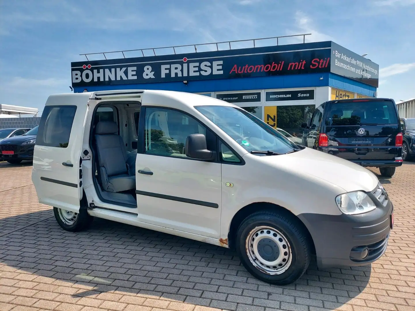 Volkswagen Caddy Kombi 1.9 Tdi Klima  max. 5 Sitze AHK Weiß - 1