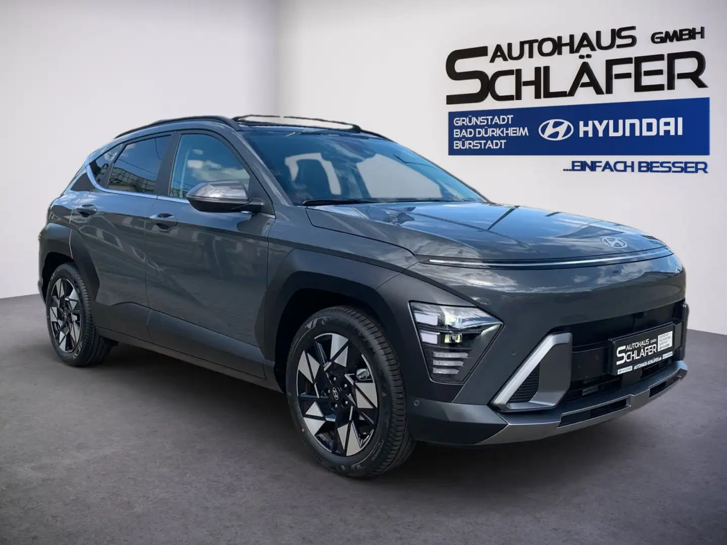 Hyundai KONA KONA 1.6 T-GDI 7-DCT Prime el.Schiebedach BOSE S Grigio - 2