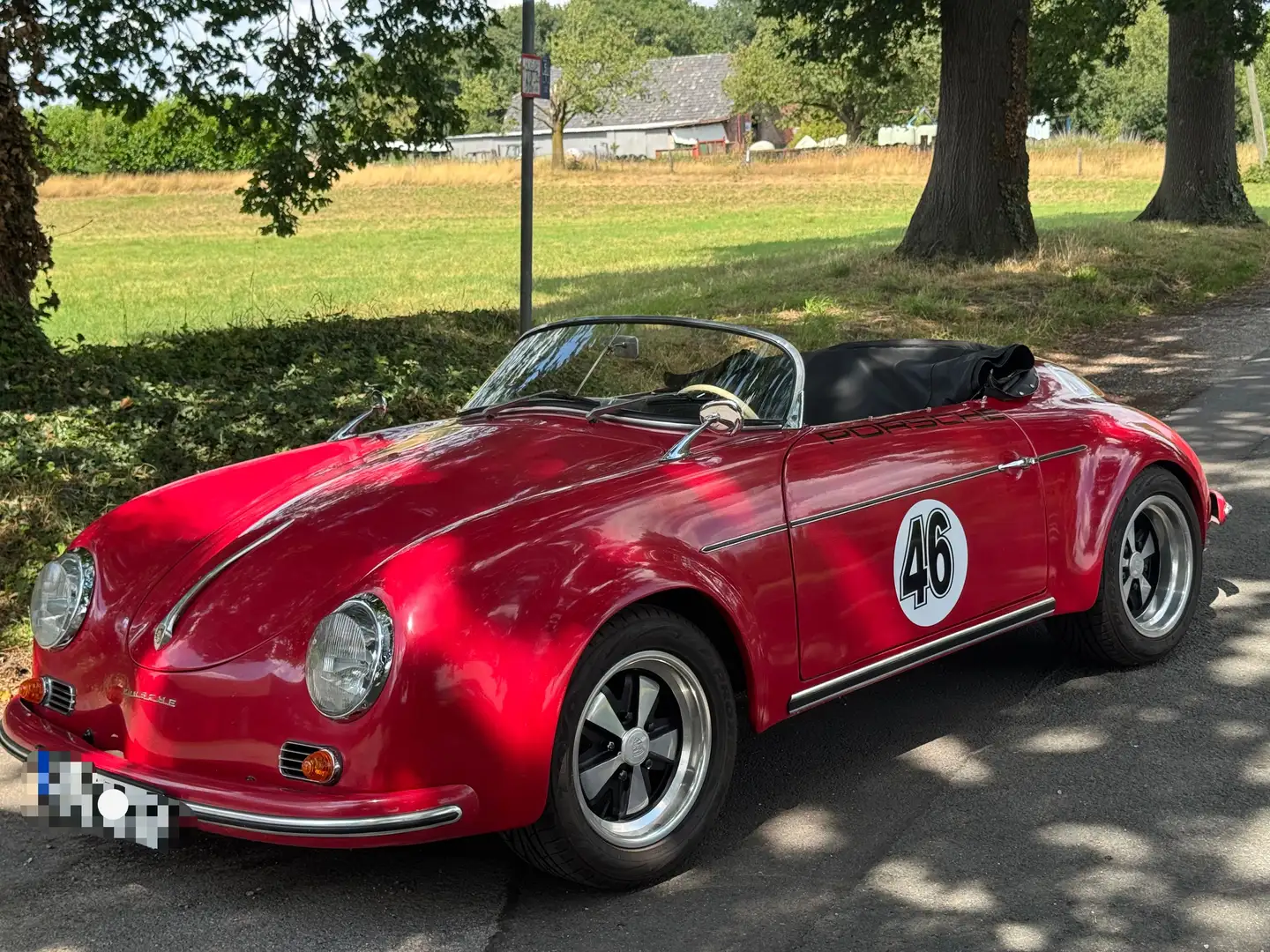 Porsche 356 porsche speedster 356 H Kennzeichen - 2