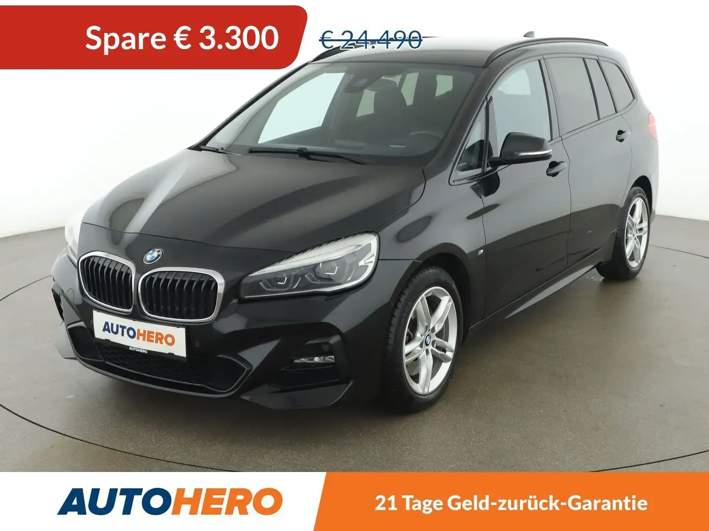BMW 218 218d Gran Tourer xDrive M Sport Aut. *LED*HUD*CAM* Noir - 1