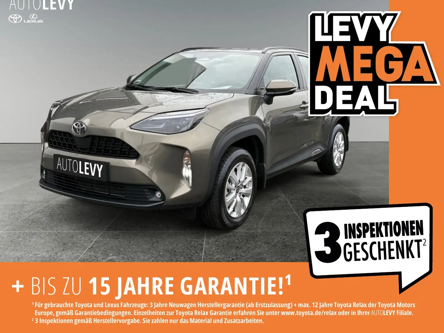 Toyota Yaris Cross 1.5 +Sitzheizung+Lenkraheizung+LM+ Grijs - 1