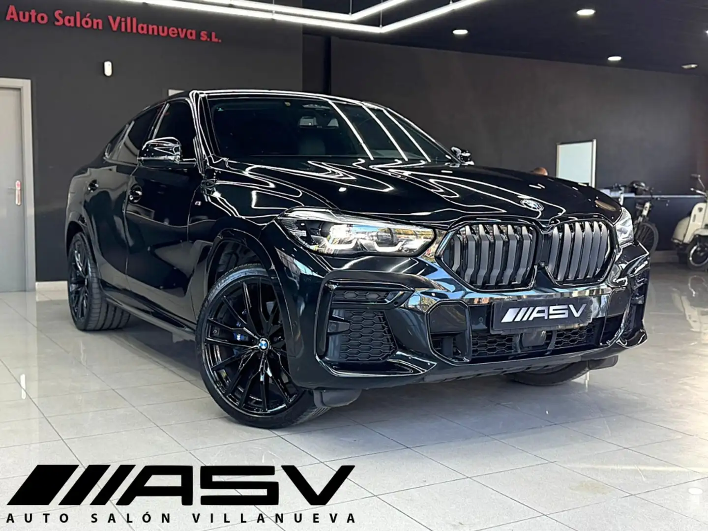 BMW X6 xDrive 30dA Zwart - 1