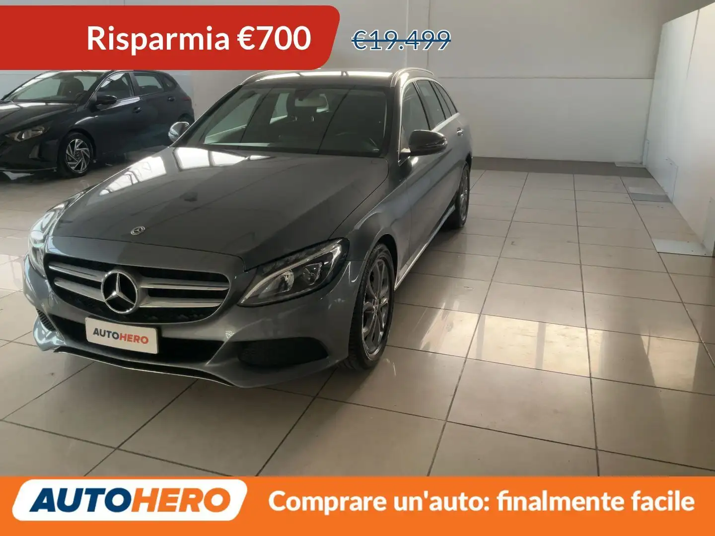 Mercedes-Benz C 220 C 220 d Sport S.W. Auto Gris - 1
