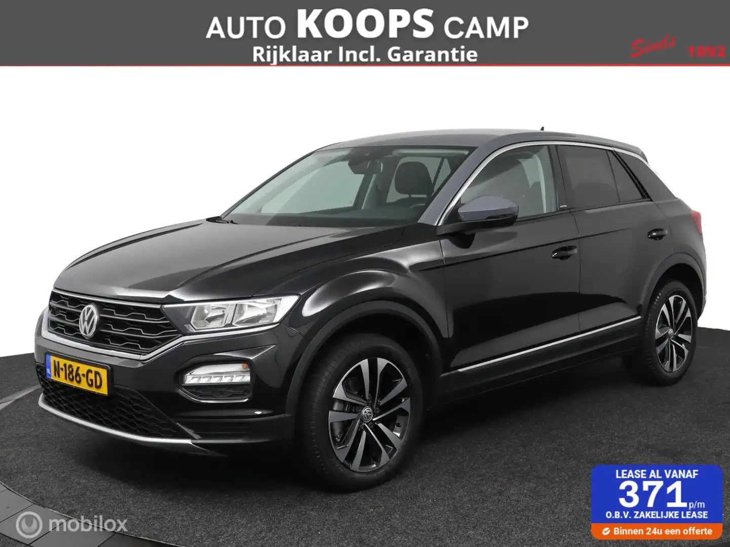 Volkswagen T-Roc 1.5 TSI 150 Pk Sport| DSG Automaat | Standkachel | Zwart - 1