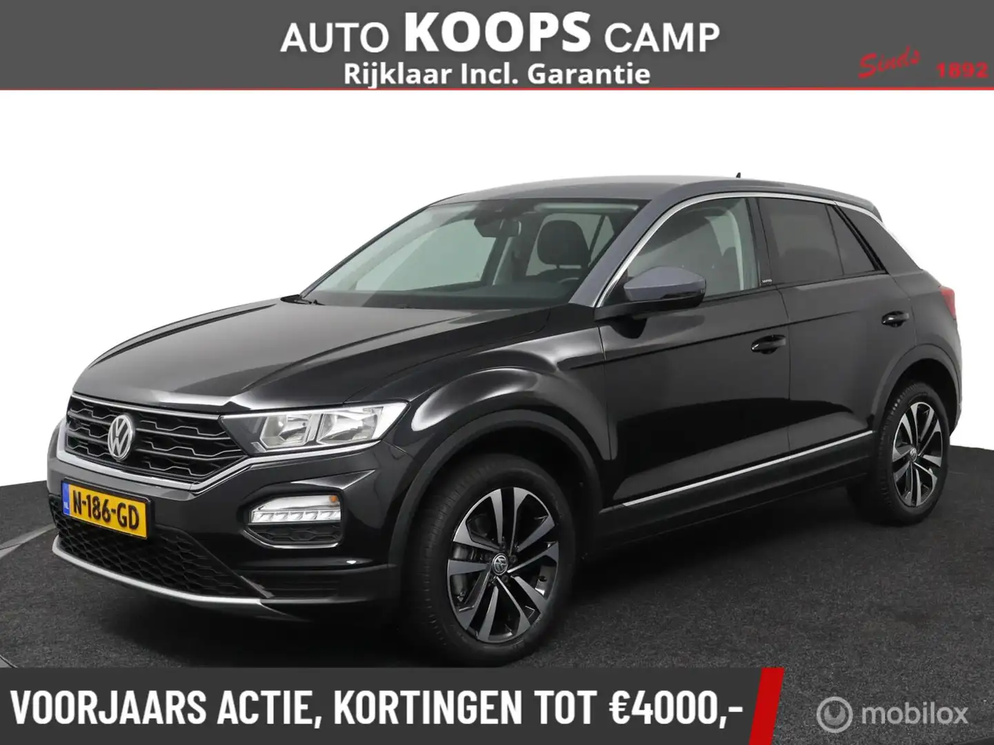 Volkswagen T-Roc 1.5 TSI 150 Pk Sport| DSG Automaat | Standkachel | Schwarz - 1