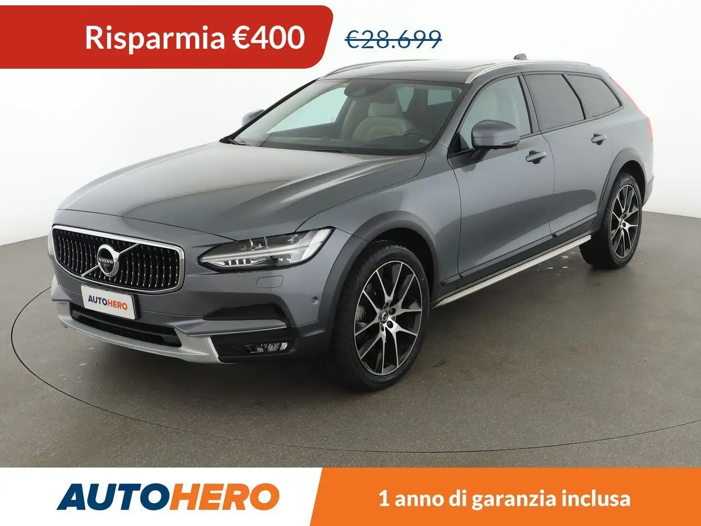 Volvo V90 Cross Country 2.0 T5 Geartronic Pro AWD Сірий - 1