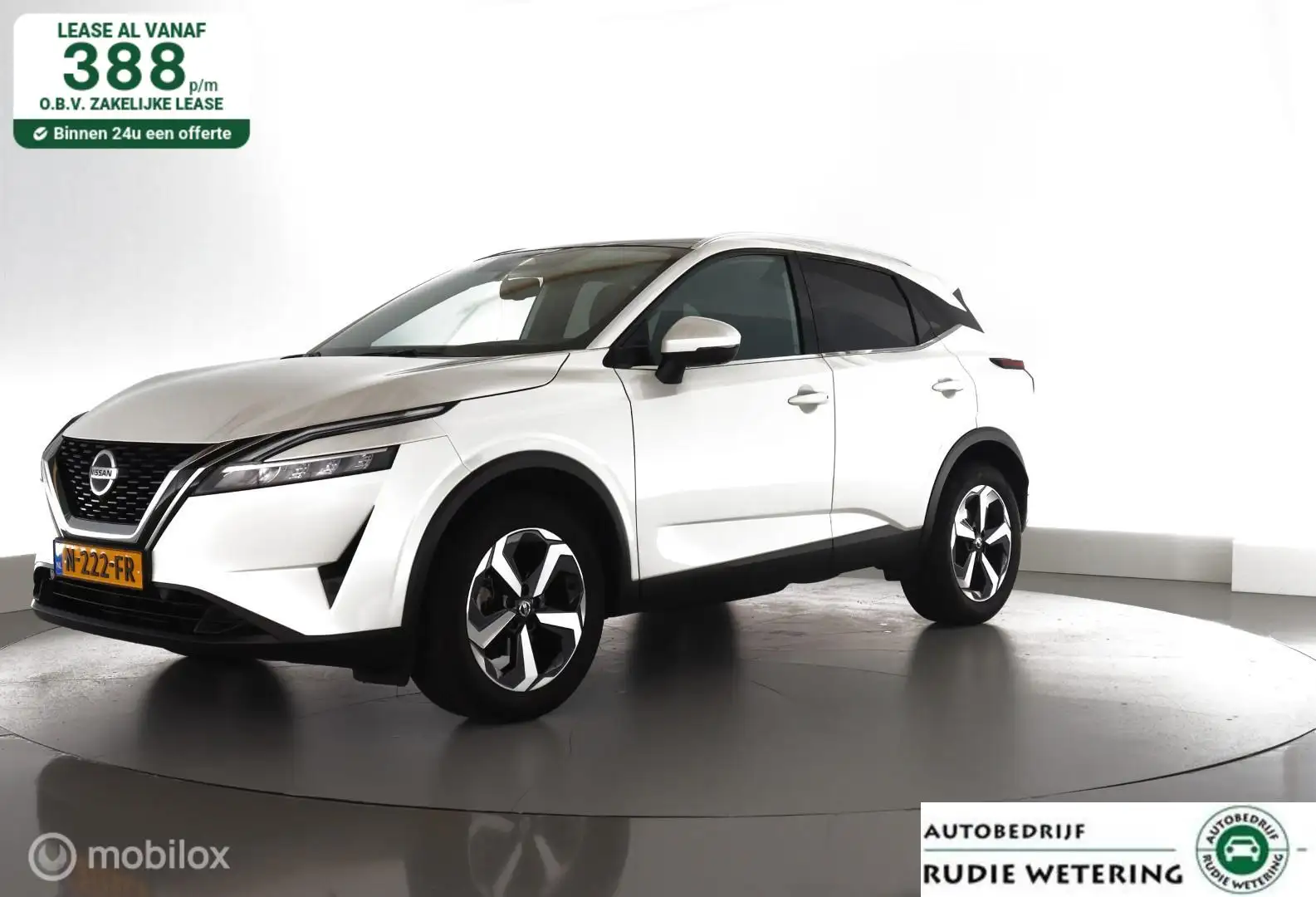 Nissan Qashqai 1.3 140pk Premiere Edition NL-auto|nav|360cam|acc| Weiß - 1