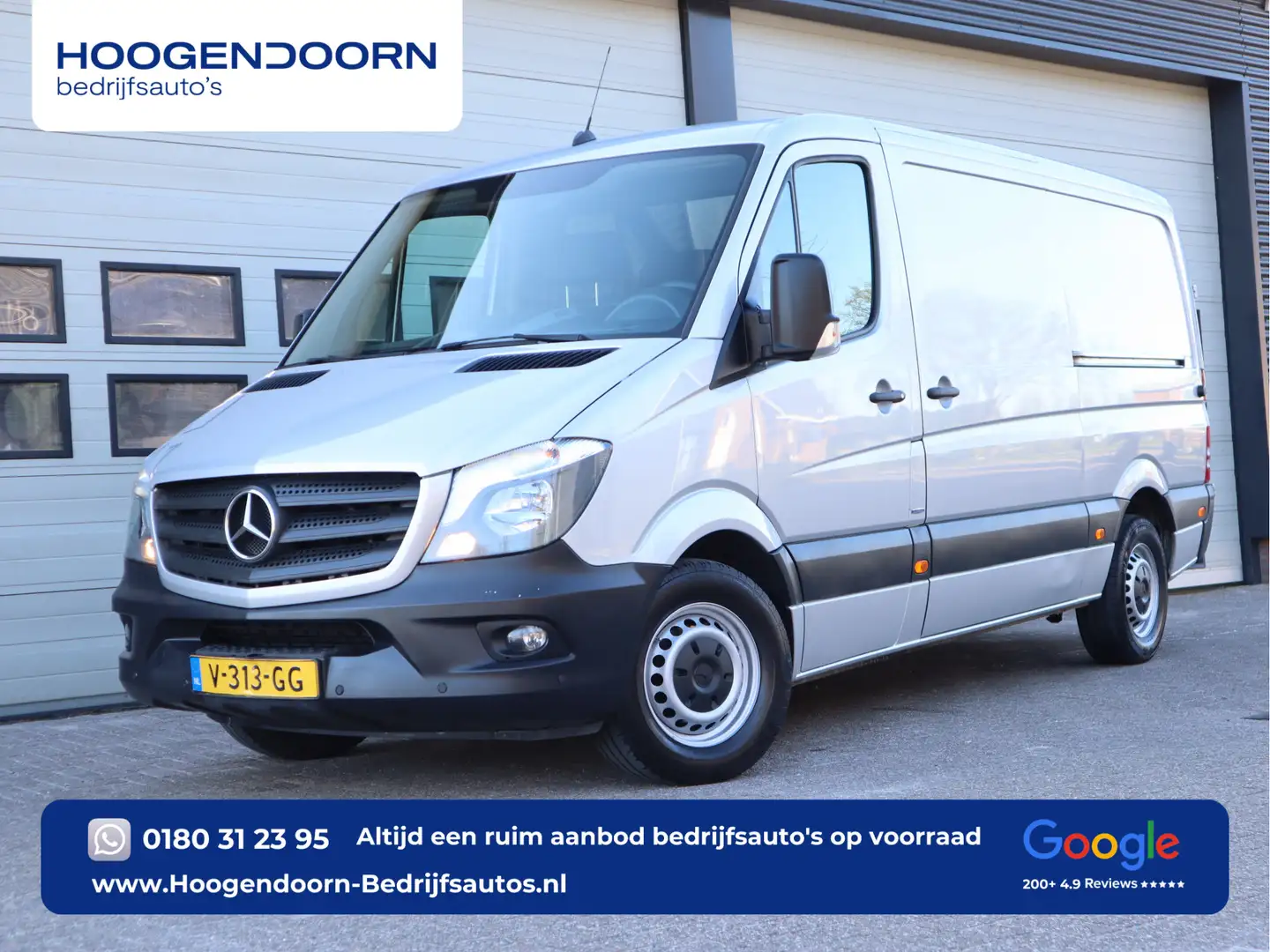 Mercedes-Benz Sprinter 316 CDI Euro 6 L2H1 - Camera - 2x Schuifdr. - Crui Zilver - 1