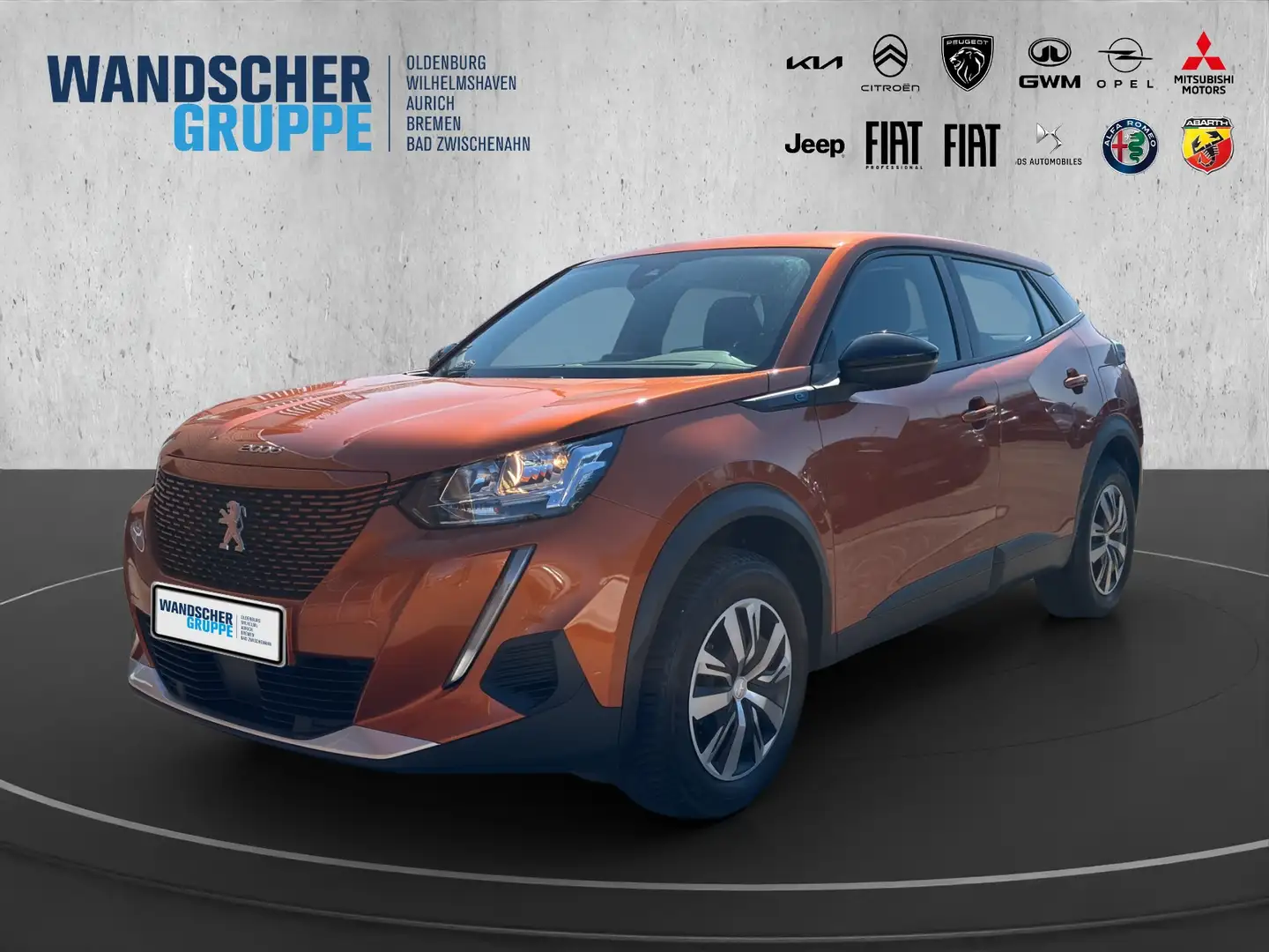 Peugeot 2008 Active e- Elektromotor 136 (e-) +SHZ+PDC Orange - 1