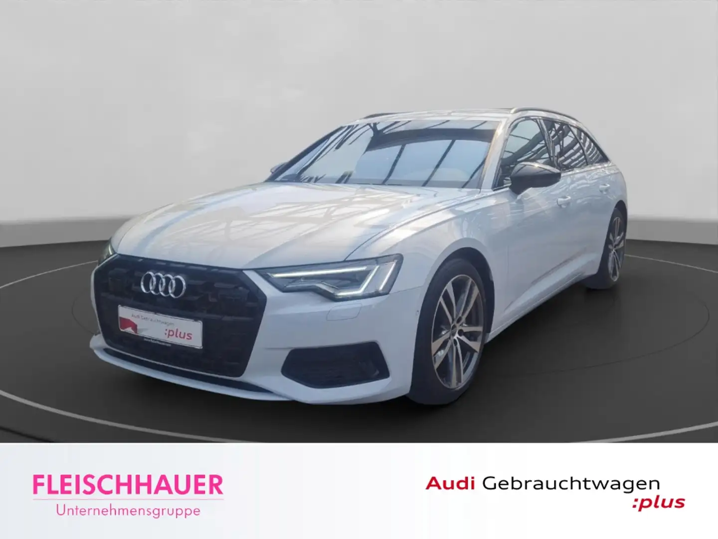 Audi A6 Avant 35 TDI advanced  AHK+Matrix+CarPlay+Navi+Top Weiß - 1
