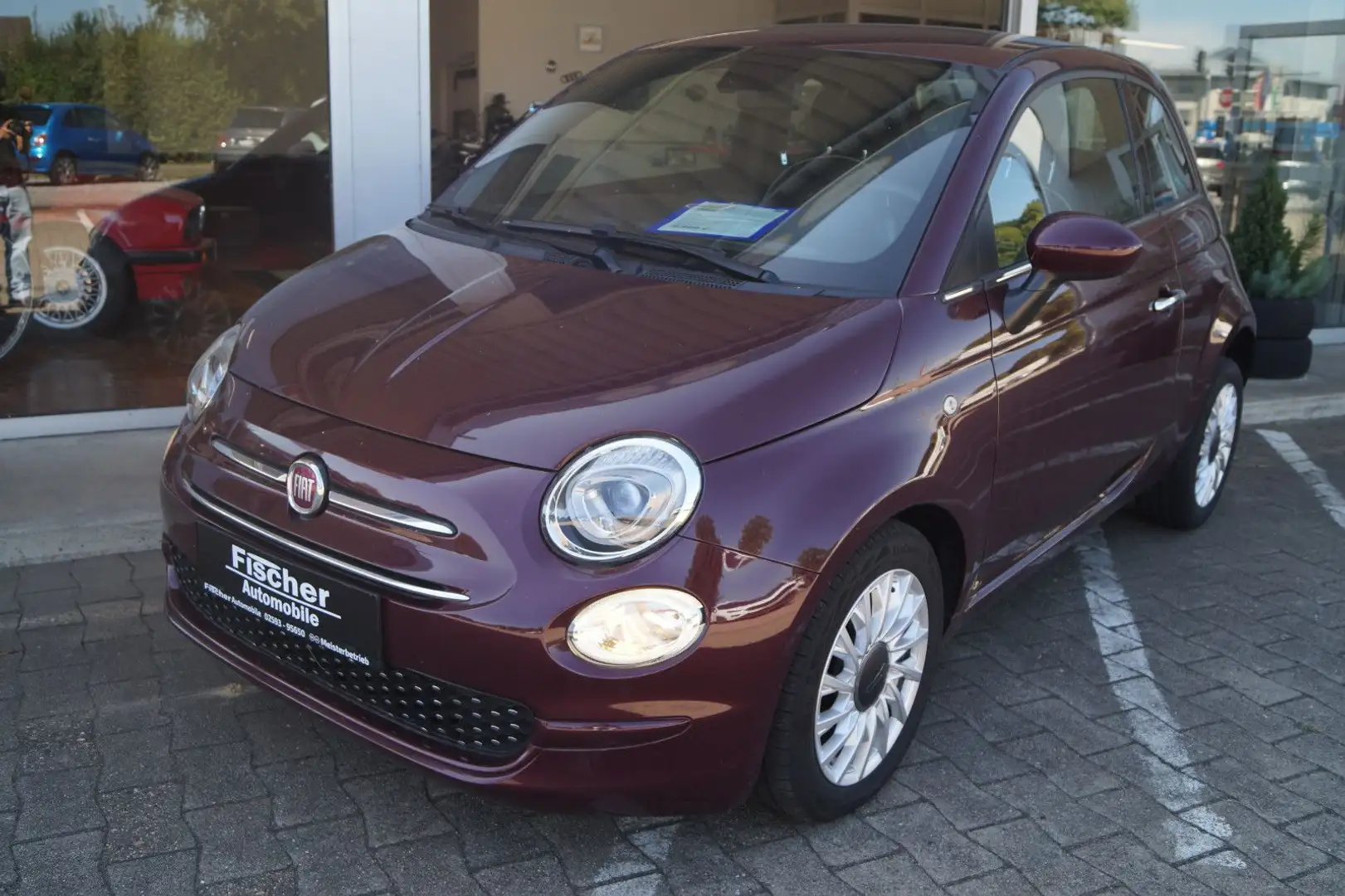 Fiat 500 *BT*Freisprechen*PDC*BC Rouge - 1