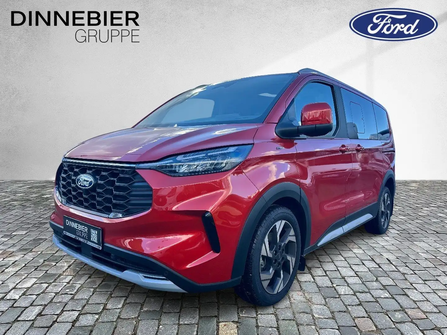 Ford Tourneo Custom Bus 2.0 EcoBlue 320 L1 FWD Active Rouge - 2