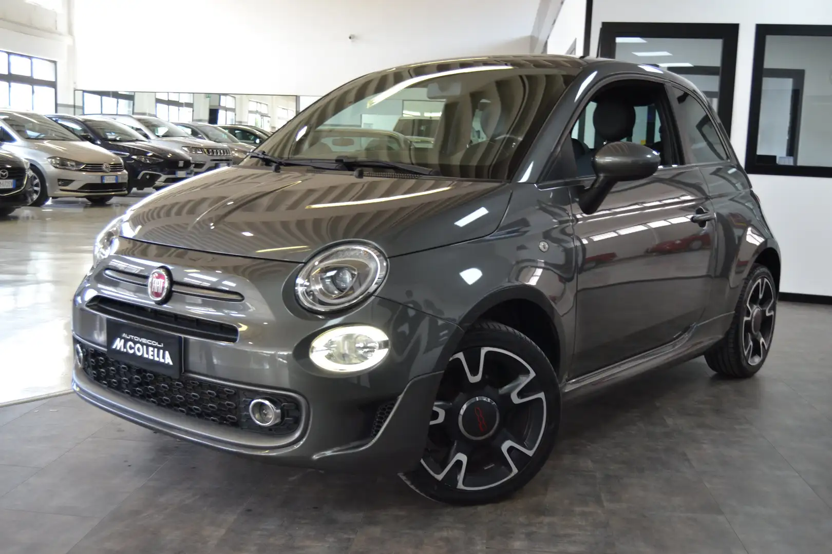 Fiat 500 1.2 S 69CV MY18 UniPro/Cruise/LED/UConnect Grau - 1