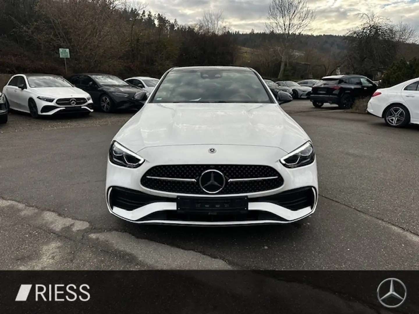 Mercedes-Benz C 220 d AMG Sport Night Distr Pano AHK 19" Weiß - 2