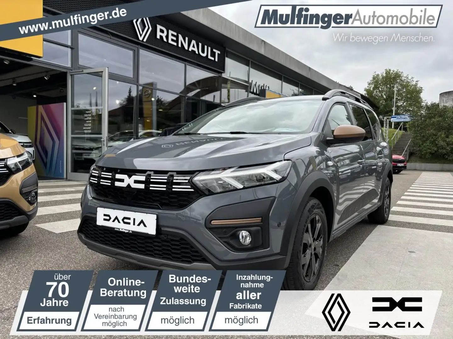 Dacia Jogger Extreme+ ECO-G 100 7-Sitzer SHZ Navi Kamera LED Grijs - 1