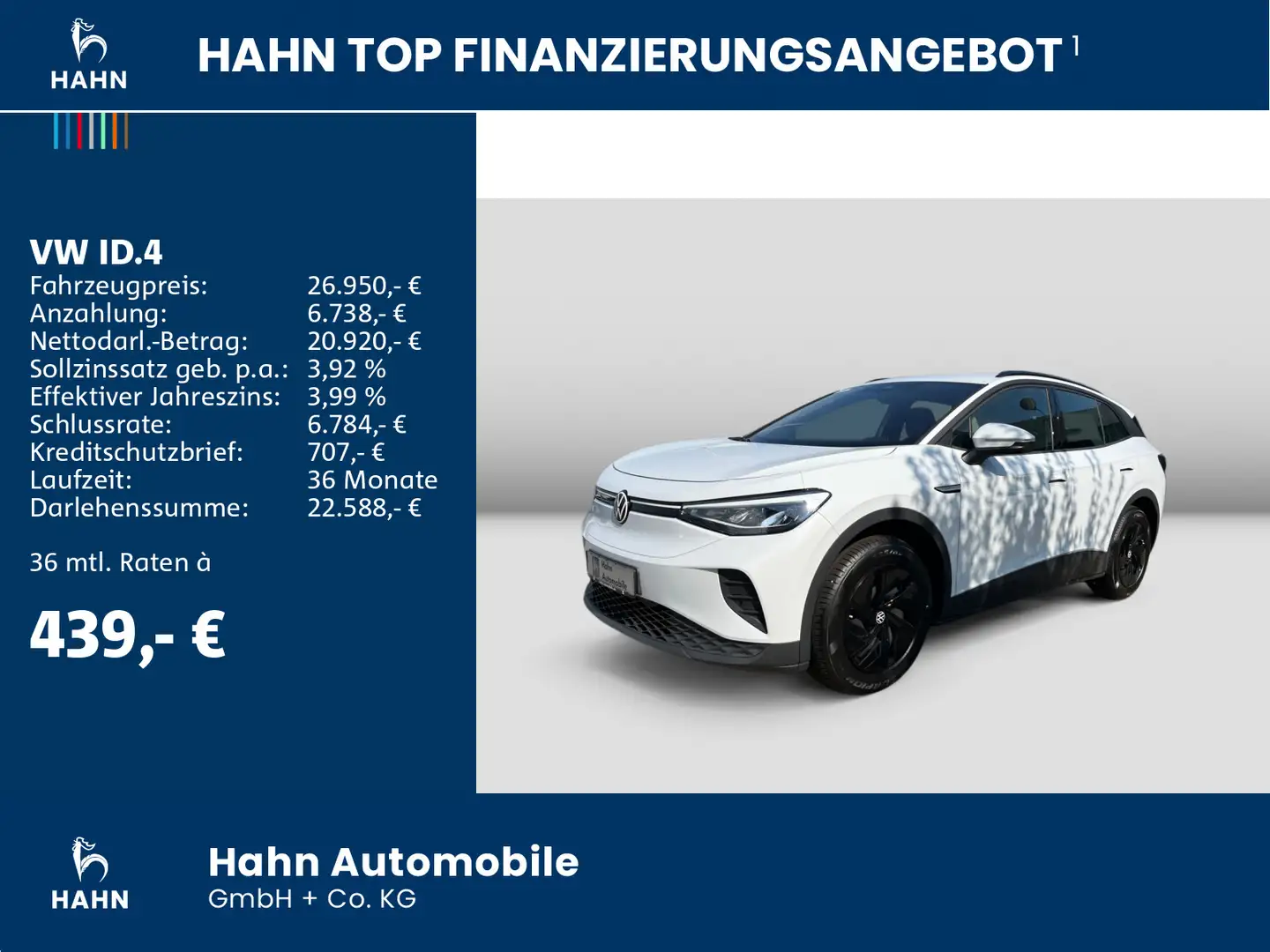 Volkswagen ID.4 Pure ACC APP-CONN LED NAVI PDC SITZHEIZUNG Weiß - 2