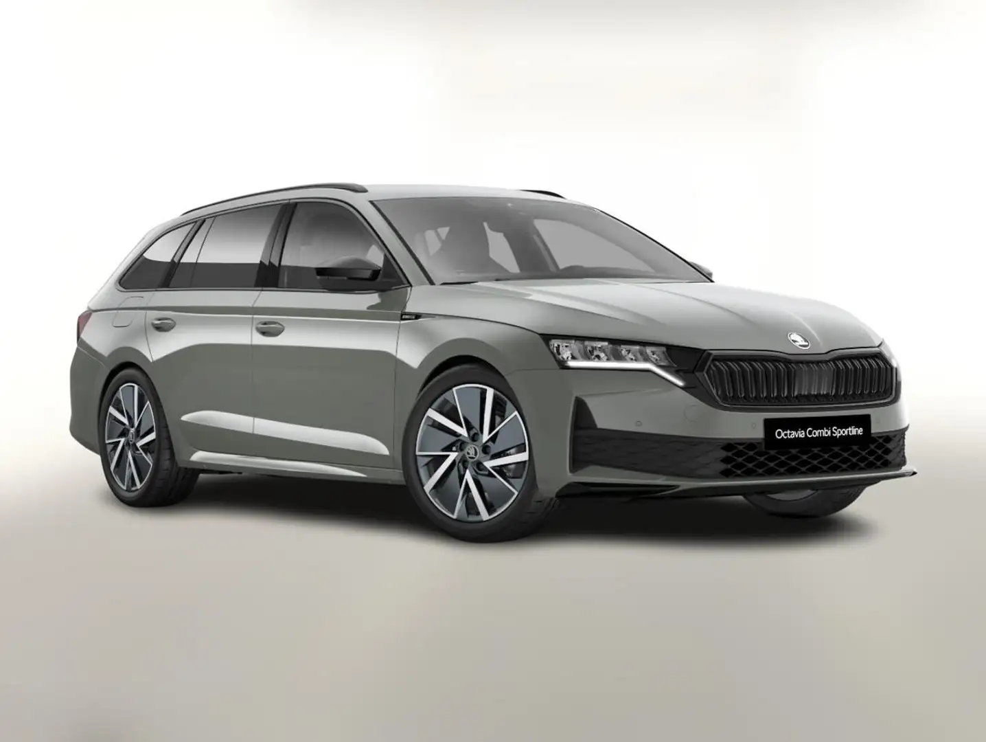 Skoda Octavia Combi Sportline TDI DSG Sportl AHK Nav ACC 18Z ... Gris - 1