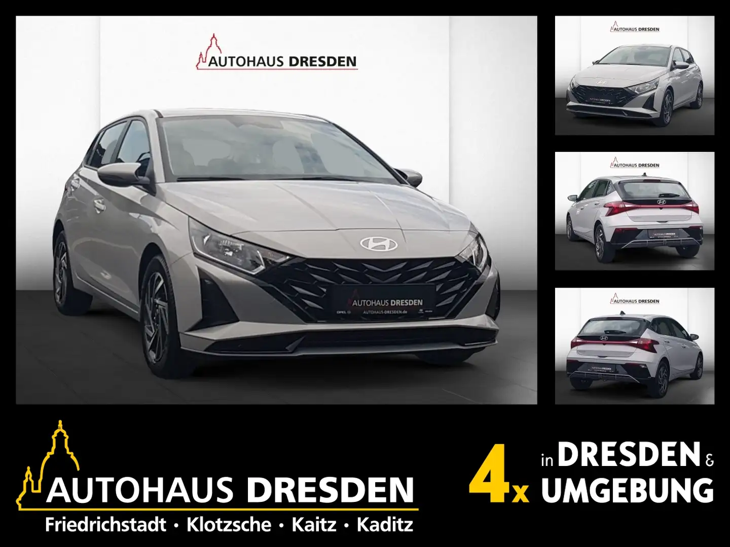 Hyundai i20 1.0 T-GDI Trend *NAVI*4xSHZ*BOSE* Gris - 1