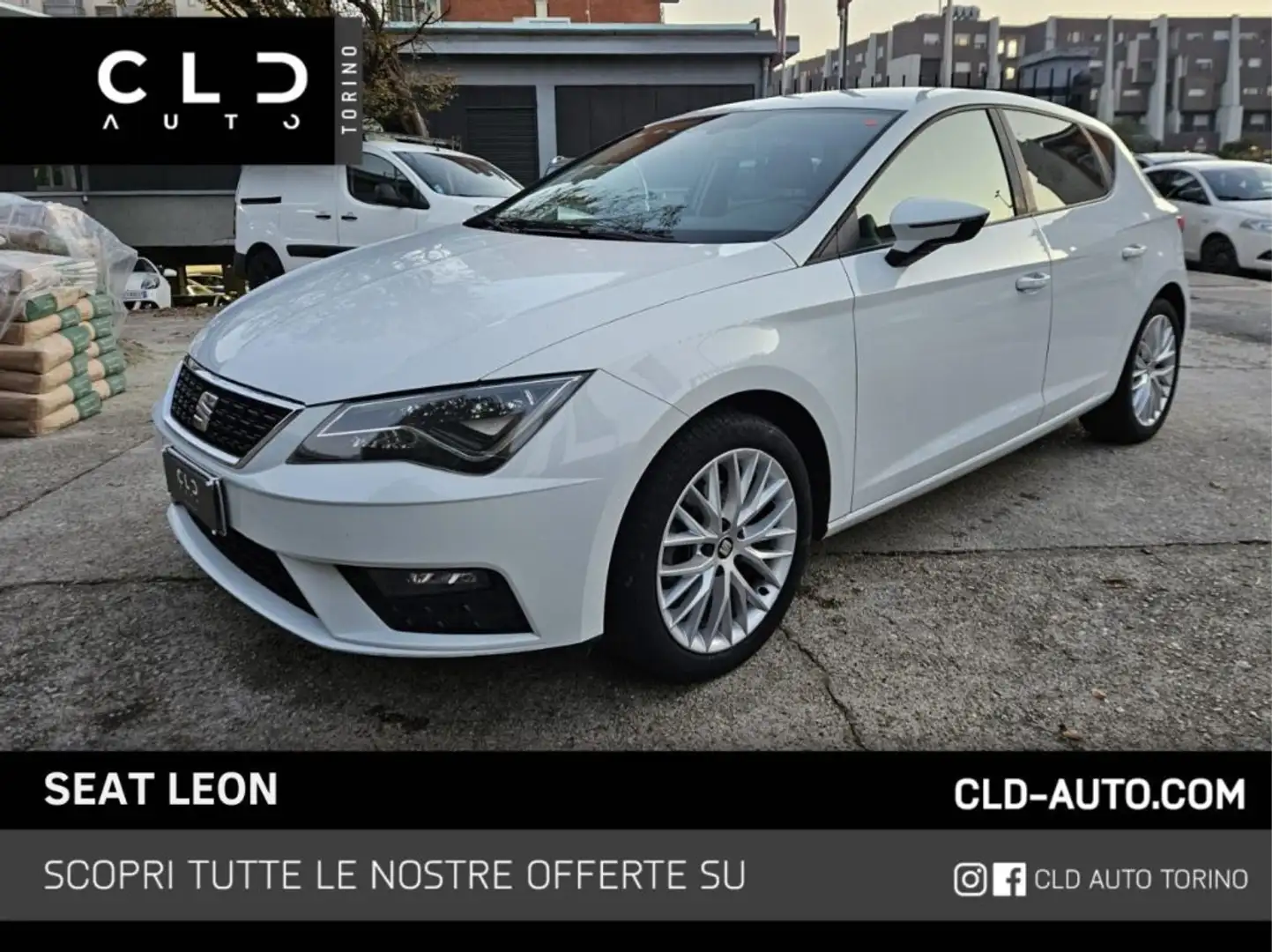 SEAT Leon 1.4 TGI 5p. Blanc - 1