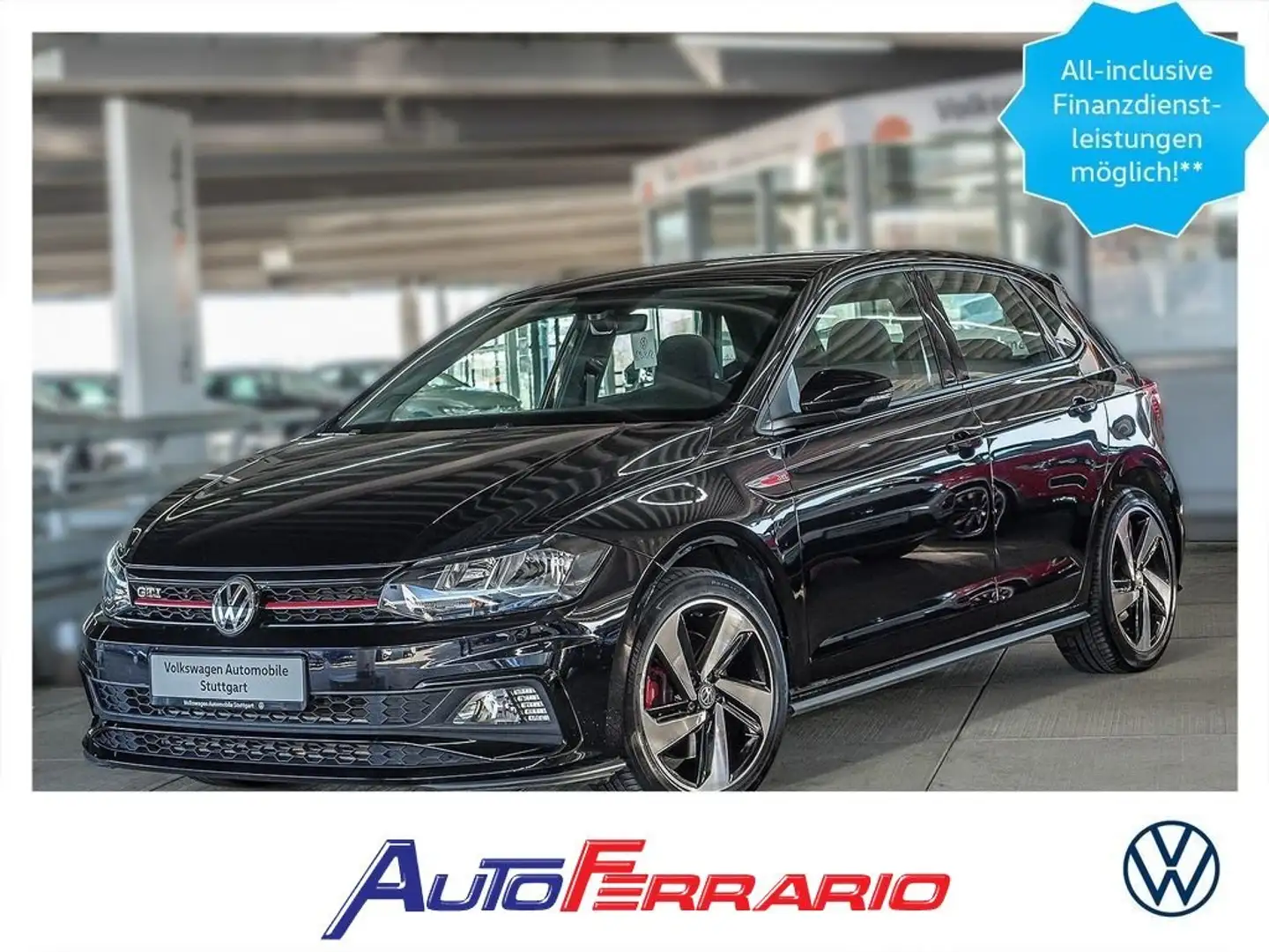 Volkswagen Polo GTI DSG NAVY CLIMA AUTOMATICO APPLE CAR PLAY Zwart - 1