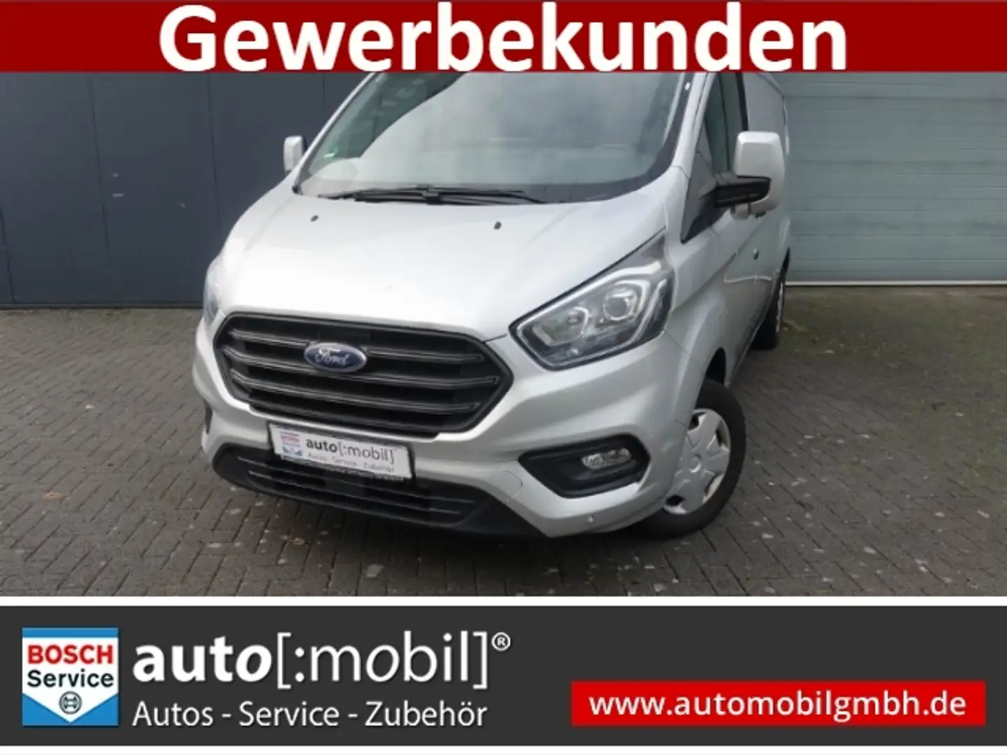 Ford Transit Custom Kasten 300 L2 2.0 TDCi+TREND+TRENNW Argent - 1