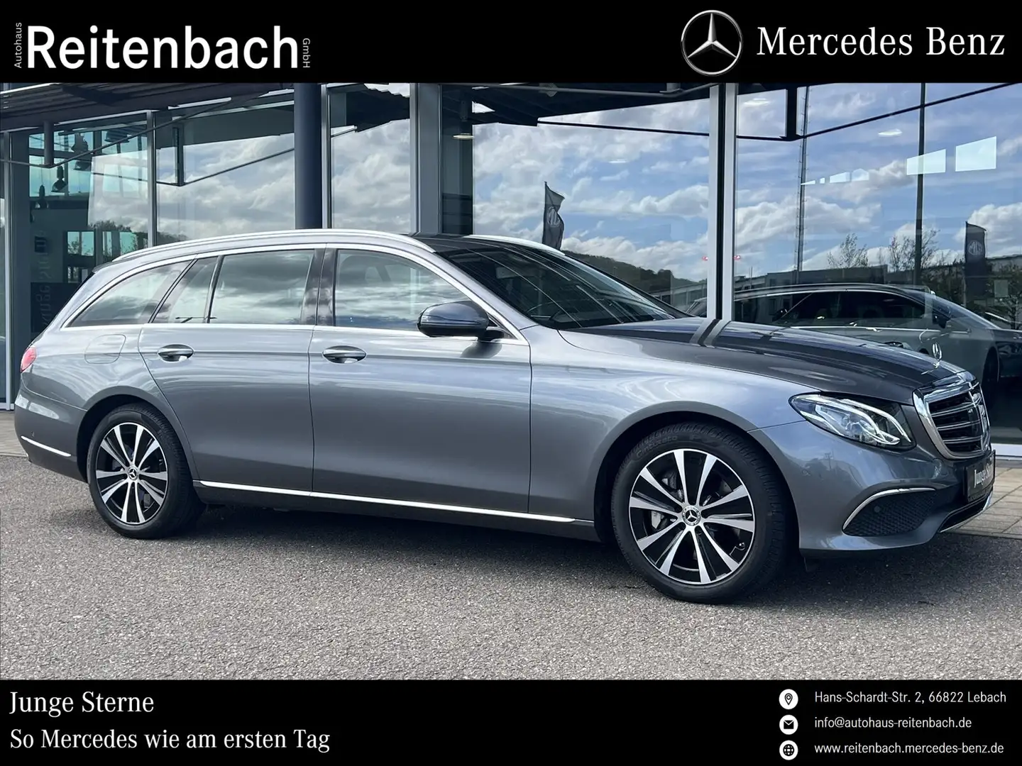 Mercedes-Benz E 450 E450T 4M AVANTGARDE+DISTR+AHK LED+KAMERA+AMBIENT Grey - 2