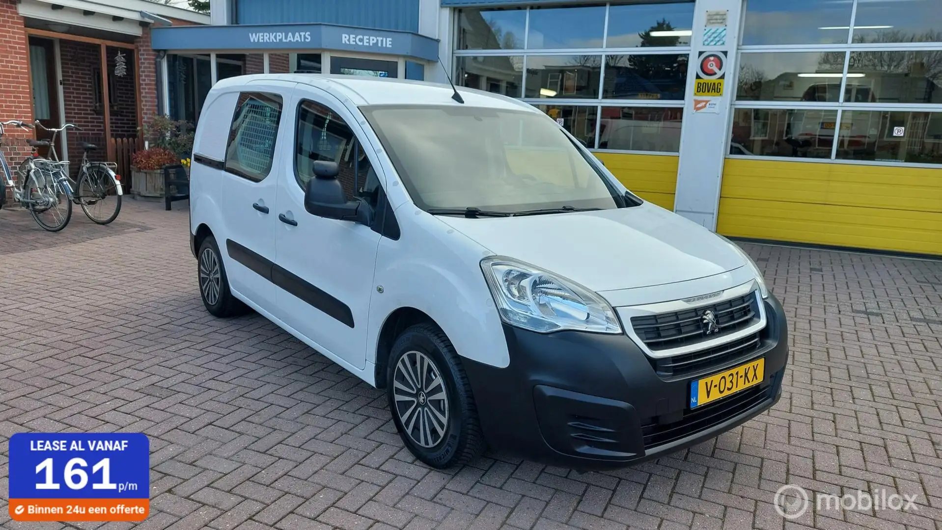Peugeot Partner bestel 120 1.6 BlueHDi 100 L1 Premium Marge auto!! Blanc - 1