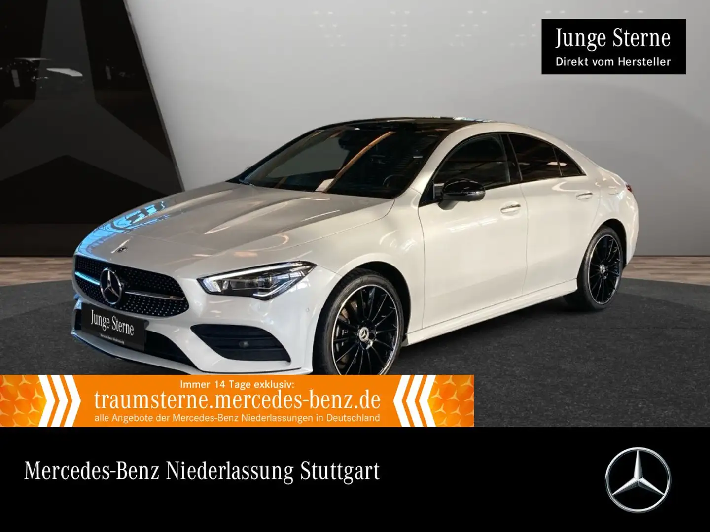 Mercedes-Benz CLA 250 e AMG+NIGHT+PANO+360°+MULTIBEAM+19"+TOTW Weiß - 1