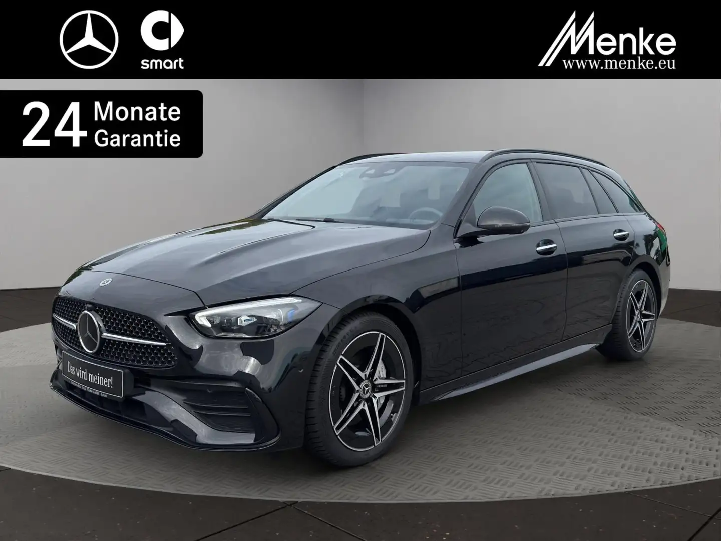 Mercedes-Benz C 300 T-Mod AMG+Night+Premium+Digi+Distro+360 Schwarz - 1