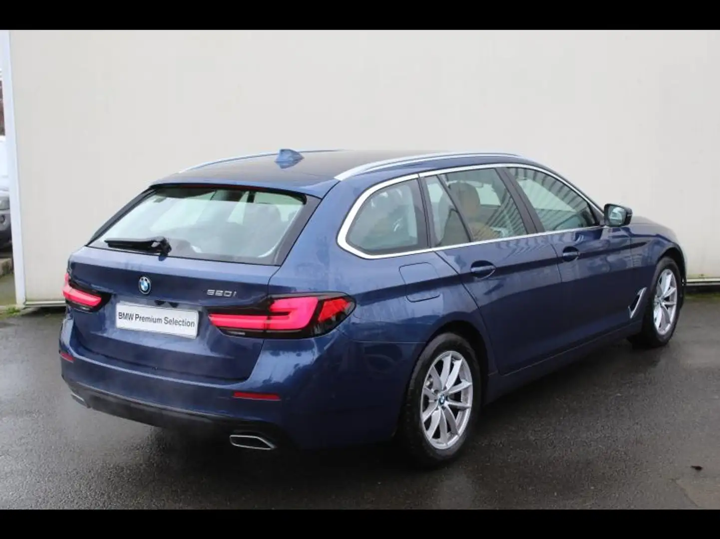 BMW 520 520iA 184ch Lounge Steptronic Bleu - 2