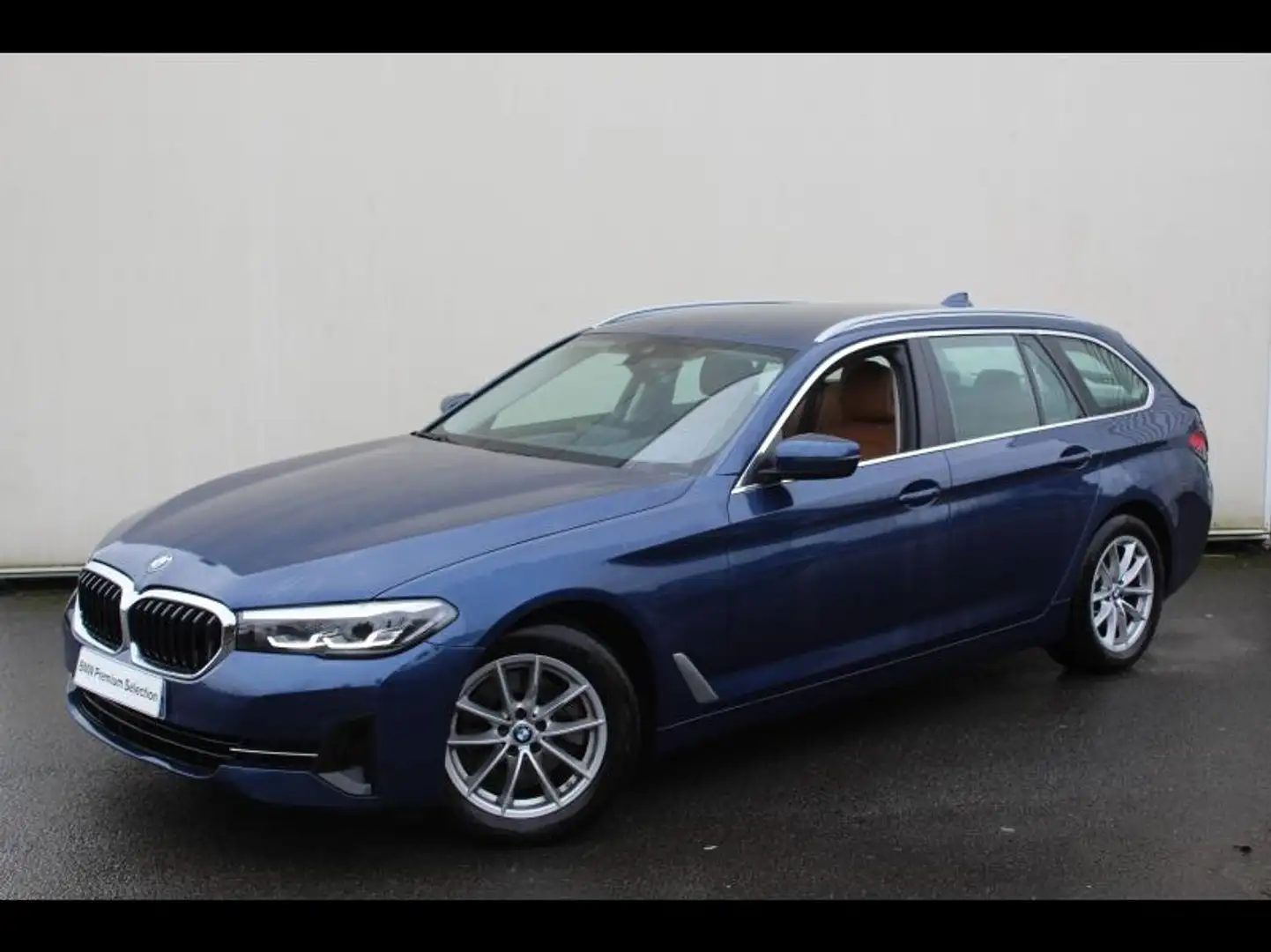 BMW 520 520iA 184ch Lounge Steptronic Bleu - 1